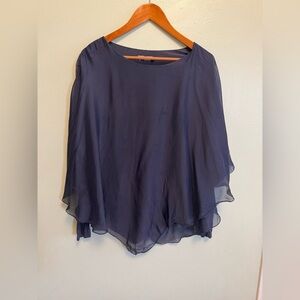 Chic Navy Women's Blouse